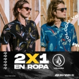 2×1 en ropa de la marca Volcom en Dpstreet