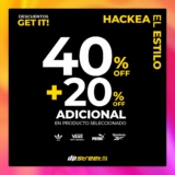 En Dpstreet hasta 40% de descuento + 20% adicional