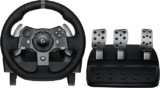 Logitech G920 Driving Force con volante y pedales para juegos de carreras bajan de precio + 10% adicional con cupones bancarios o 15 meses sin intereses