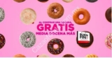 Promoción Dunkin Donuts Buen Fin 2017: media docena gratis en la compra de una docena de donas