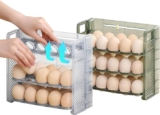 Juego de 2 estantes para almacenar huevos bajan a su menor precio