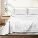 Juego de sábanas y edredón Dreamlab de 7 piezas para cama king baja a su menor precio
