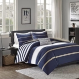 Juego de edredón de 4 piezas para cama queen baja a su menor precio