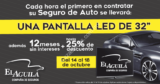 Promoción Seguros el Águila: pantalla LED de 32” para el primero en contratar seguro de auto cada hora