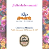 Promoción Día de las Madres El Bajío: Margarita José Cuervo Gratis para todas las mamás