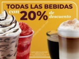 En Pastelerías El Globo 20% de descuento en todas las bebidas