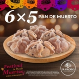 Promoción El Globo pan de muerto al 6×5