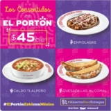 Platillos Consentidos El Portón a sólo $45 pesos