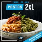 2×1 en pastas en servicio a domicilio en Eldiez