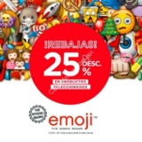25% de descuento en productos Emoji en las rebajas de Todomoda