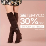 En Emyco 30% de descuento en toda la tienda del 23 al 26 de noviembre