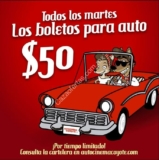 En Autocinema Coyote boletos para auto a sólo $50 los martes