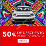 Promoción Avis Mes Patrio: Hasta 50% de descuento en renta de autos