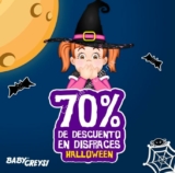 En Baby Creysi hasta 70% de descuento en disfraces de Halloween