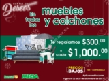 En Comercial Mexicana $300 de regalo por cada $1,000 en muebles y colchones