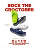 En Crocs 2×1 1/2 en sandalias del 15 al 20 de octubre