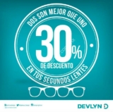 En Devlyn 30% de descuento en tus segundos lentes