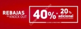 En Dportenis Rebajas Knock Out 2018 con 40% de descuento + 20% adicional