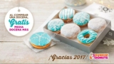 En Dunkin Donuts promoción de Fin de Año 2017: media docena GRATIS en la compra de 1 docena de donas