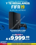 En Gamers videojuego FIFA19 de regalo al comprar la nueva consola PS4 Pro