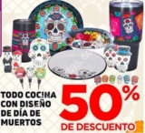 En HEB 50% de descuento en artículos de cocina con diseños del Día de Muertos