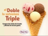 En Haagen Dazs 3×2 en bolas de helado los jueves