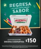 En Krispy Kreme docena compartida a sólo $150 del viernes 17 al domingo 19 de agosto