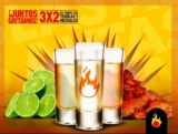 En Las Alitas 3×2 en tequila y mezcal los fines de semana para estas fiestas patrias