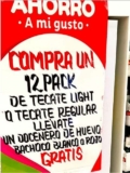 En Mega Soriana docenera de huevo GRATIS en la compra de un 12 pack de cervezas Tecate