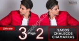 En Mens Fashion 3×2 en sacos, chamarras y chalecos por mitad de temporada