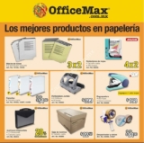 En Office Max 3×2 en blocks de notas y 4×2 en protectores de hojas