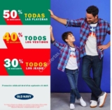 En Old Navy 50% de descuento en playeras, 40% en vestidos y 30% en jeans hasta hoy 18 de septiembre