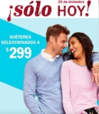En Old Navy suéteres a $299 hoy 20 de diciembre