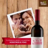 En Olive Garden botella de vino gratis del 14 al 18 de febrero en consumos desde $1000