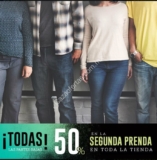 En Promoda segundo a mitad de precio en partes bajas (pantalones, shorts, etc)