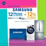 En Sams Club 12% de descuento + 12 MSI en productos Samsung con tarjetas BBVA Bancomer