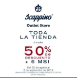En Scappino Outlet desde 50% de descuento + 6 MSI en toda la tienda