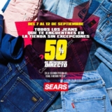En Sears segundo a mitad de precio en todos los jeans