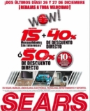 En Sears Rebajas Wow de hasta 50% de descuento en electrónica, hogar, línea blanca y más