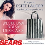 En Sears compra productos Estee Lauder y llévate de regalo una bolsa