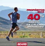 En Sears hasta 40% de descuento directo en tenis