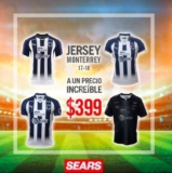 En Sears jersey de Rayados de Monterrey temporada 17-18 a sólo $399