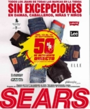 En Sears 2×1½ en todos los jeans de todas las marcas sin excepciones