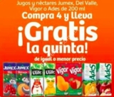 En Soriana Hiper y Super 5×4 en jugos 200 ml