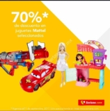 Hasta 70% de descuento en juguetes Mattel en Soriana tienda en línea