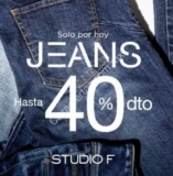 En Studio F hasta 40% de descuento en jeans hoy 19 de septiembre
