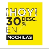 En Todomoda 30% de descuento en todas las mochilas