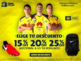 En tienda Club América del 15% al 25% de descuento en compras a partir de $499