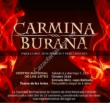 Entrada GRATIS para Carmina Burana en el Cenart este fin de semana