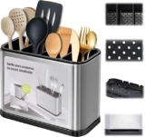 Oferta flash: Estante escurridor de cubiertos de acero inoxidable baja a un tremendo precio